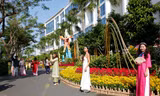 Hấp dẫn Hội hoa Xuân Phú Mỹ Hưng Tết Giáp Thìn 2024