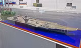 Mô hình dự án 23000E 'Shtorm', thiết kế tàu sân bay tương lai của Nga. Ảnh: Sputnik News