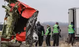 Hiện trường vụ tai nạn MH17. Ảnh: Tass