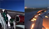 Vận đen đeo bám, máy bay chở đội tuyển Ả Rập Saudi cháy động cơ