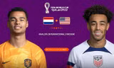 Xem trực tiếp World Cup 2022 Hà Lan vs Mỹ, 22h00 ngày 3/12 trên kênh nào của VTV?