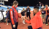 Ngôi sao Việt Nam giành HCV SEA Games 31, cầu hôn bạn gái giữa Mỹ Đình
