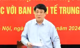 Thường trực Ban Bí thư Lương Cường làm việc với Ban Kinh tế Trung ương
