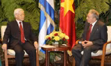 Tổng Bí thư Nguyễn Phú Trọng hội đàm với Bí thư Thứ nhất Đảng Cộng sản Cuba, Chủ tịch HĐNN và HĐBT Cuba Raul Castro Ruz (La Habana, 29/3/2018)Ảnh: Trí Dũng - TTXVN