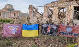 Ukraine tuyên bố vừa giành lại ngôi làng Klishchiivka có tầm quan trọng về chiến thuật. (Ảnh: BQP Ukraine)