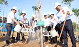 TPHCM trồng thêm hơn 2.800 cây xanh mừng sinh nhật Bác