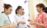 Thí sinh trong kỳ thi tuyển sinh lớp 10 vừa qua. 