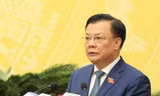 Toàn cảnh kỳ họp thứ 12, HĐND TP. Hà Nội sáng ngày 3/7.