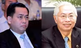 Bị can Phan Văn Anh Vũ ( Vũ “ nhôm”) và Trần Phương Bình- nguyên Tổng Giám đốc DongA Bank