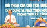 Chủ tịch UBND tỉnh Bình Định đối thoại với thanh niên về xây dựng, phát triển nguồn nhân lực trẻ