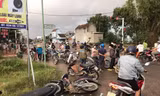 Hiện trường vụ tai nạn.