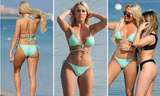 Amber Turner lại 'thiêu đốt' ánh nhìn với bikini nóng từng cm
