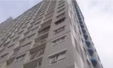 Ngọn lửa bùng cháy tại tầng 6 chung cư.