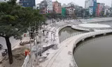 Hà Nội: Hình hài hồ Hoàng Cầu sau 9 tháng thi công cải tạo 
