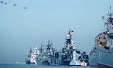 Hạm đội Biển Đen của Nga tại căn cứ hải quân trên bán đảo Crimea. Ảnh: RIA Novosti