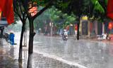 Mưa lớn diện rộng ở vùng núi Bắc Bộ và thủ đô Hà Nội 