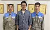 Dù được thông báo đã đáp ứng đủ điều kiện nhưng hơn 1 năm qua, anh M.V.S (bên phải) chưa thể sang Nhật làm việc như cam kết của phía Cty Việt Phú
