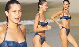 Bella Hadid khoe dáng siêu mẫu hot nhất thế giới trong kỳ nghỉ đón năm mới 
