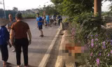 Hiện trường vụ tai nạn.