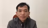 Tài xế Phú tại cơ quan điều tra.