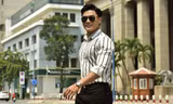 Mister Fitness Model 2021 Hữu Anh gợi ý phong cách thanh lịch dạo phố