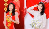 Thiếu nữ Nam Định hoá nàng thơ trong tà áo dài chào Xuân
