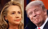 Ông Trump và bà Hillary.