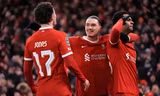 Liverpool thắng 'hú hồn' Fulham tại Cúp Liên đoàn 
