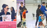 Trương Bá Chi đưa hai con trai đi nghỉ tại Thái Lan