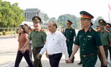 Thủ tướng kiểm tra công trình, khu vực Lăng Chủ tịch Hồ Chí Minh