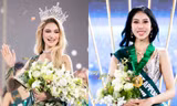 Hoa hậu Lan Anh làm nức lòng V-net khi mang danh hiệu quốc tế về cho Việt Nam, người đẹp Albania đăng quang 'Miss Earth'