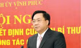 Phê chuẩn kết quả bầu Chủ tịch UBND tỉnh Vĩnh Phúc đối với ông Trần Duy Đông