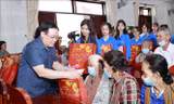 Chủ tịch Quốc hội Vương Đình Huệ thăm, chúc Tết tại An Giang