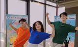 Nhóm thí sinh tham gia thử thách Tiktok “Hãy tự tin, chúng tôi đi cùng bạn” để cổ vũ sĩ tử 2k4 thi tốt nghiệp THPT 2022