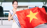 Mai Phương mang 140 kg hành lý đi thi Hoa hậu Thế giới 