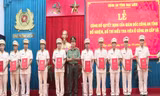 Công an Bạc Liêu công bố Quyết định bổ nhiệm Điều tra viên cấp xã