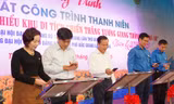 Lãnh đạo Thành phố và Tỉnh Đoàn Bắc Giang tham dự chương trình