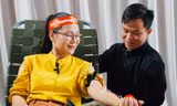 Rộn ràng ngày hội hiến máu Chủ nhật Đỏ ở ‘thủ phủ' sầu riêng