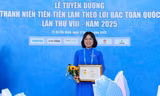 Bí thư Huyện Đoàn vùng cao được tuyên dương Thanh niên tiên tiến làm theo lời Bác