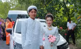 Cô gái gặp 'kiếp nạn' ong đốt trước giờ rước dâu, có bộ ảnh cưới để đời