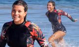 Sofia Richie xinh đẹp rạng ngời, đùa giỡn sóng biển ở Malibu