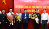 ãnh đạo Thanh tra Chính phủ trao quyết định và chúc mừng 3 tân Vụ trưởng