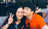 Quốc Trường và mẹ.