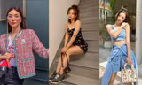 Miu Lê diện váy ngắn sexy, Amee biến hóa áo khoác thành chân váy cực cá tính