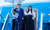 Thủ tướng Phạm Minh Chính và Phu nhân đã về đến Hà Nội, kết thúc tốt đẹp chuyến thăm chính thức Malaysia và dự các hội nghị cấp cao ASEAN. Ảnh: VGP