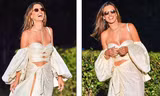 Cựu 'thiên thần nội y' Victoria's Secret đẹp như mộng với váy cúp ngực siêu gợi cảm