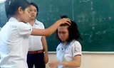 Giáo viên cho cả lớp tát vào mặt một học sinh