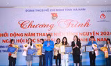 Tỉnh Đoàn Hà Nam khởi động Năm Thanh niên tình nguyện 2024