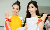 Á hậu Phương Nga, Người đẹp Thuỳ Tiên rạng rỡ tại ngày Chủ Nhật Đỏ