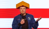 Tỷ phú Elon Musk xuất hiện ở Green Bay, bang Wisconsin, ngày 30/3. (Ảnh: AP) 